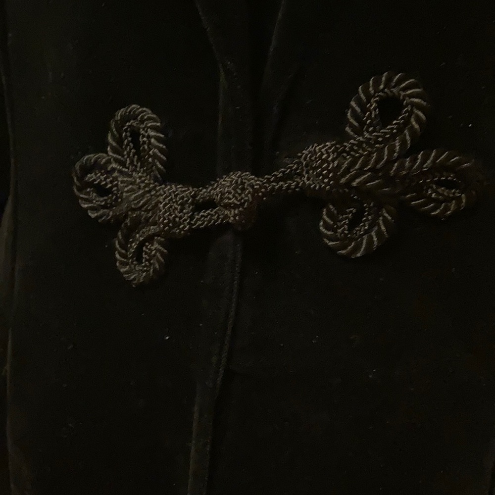 JS Collection velvet ankle length Jacket